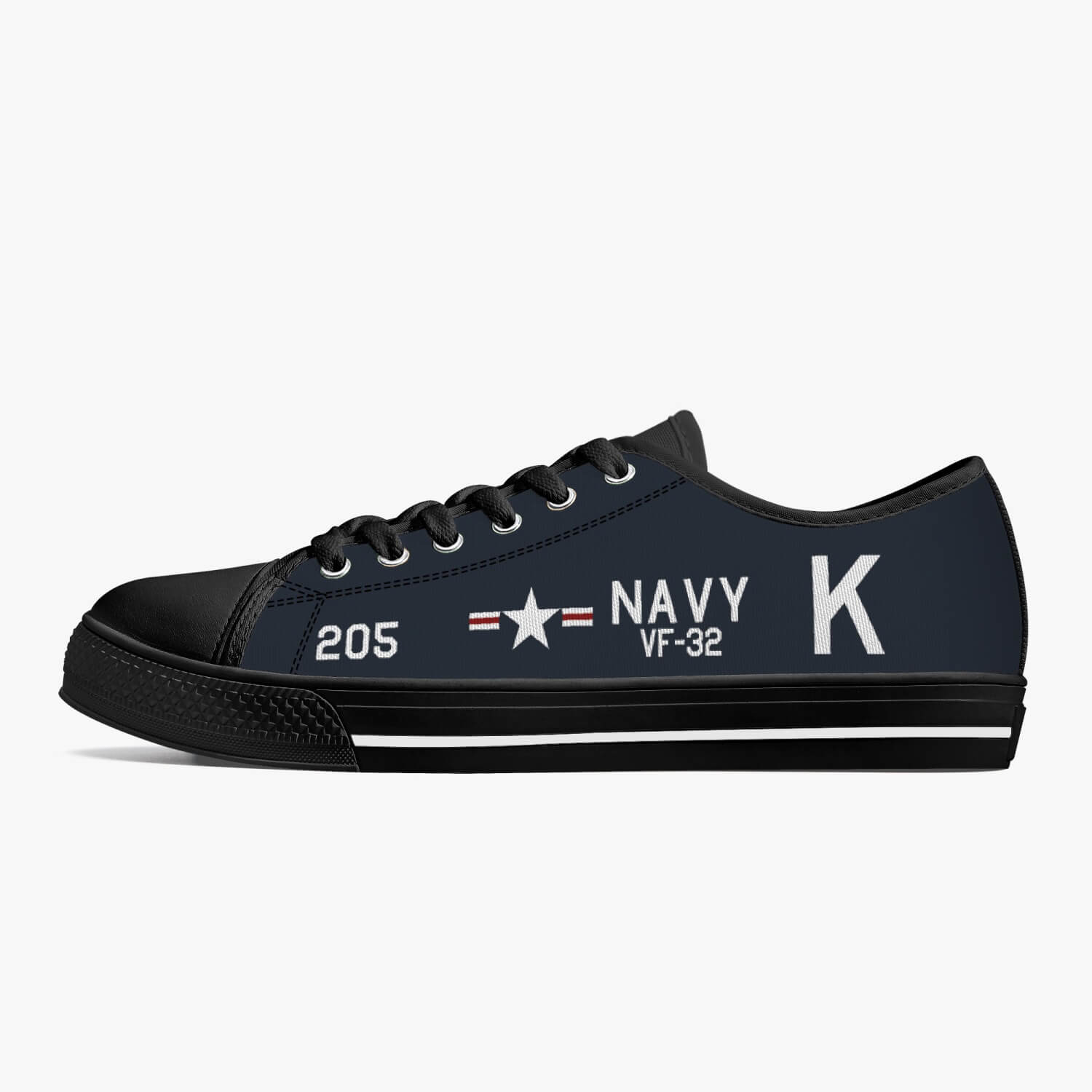 F4U Corsair of Thomas Hudner Jr High Top Canvas Shoes - I Love a Hangar