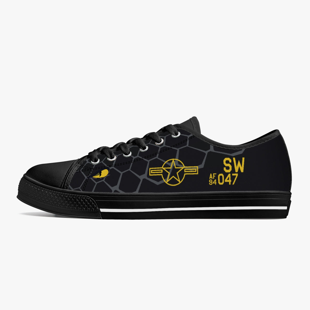 F-16 "Venom" Low Top Canvas Shoes - I Love a Hangar