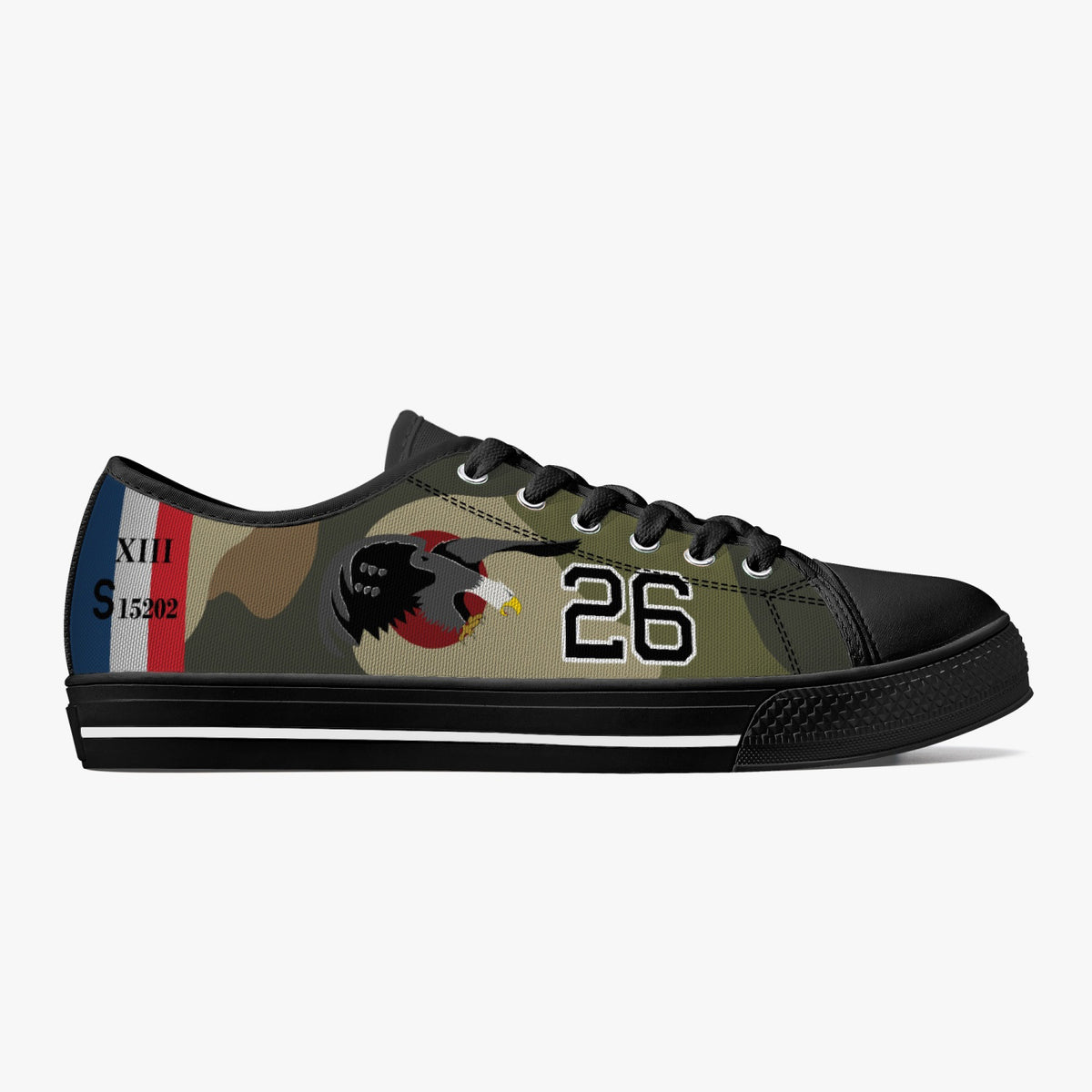 SPAD XIII of Lt. Frank Luke Low Top Canvas Shoes - I Love a Hangar