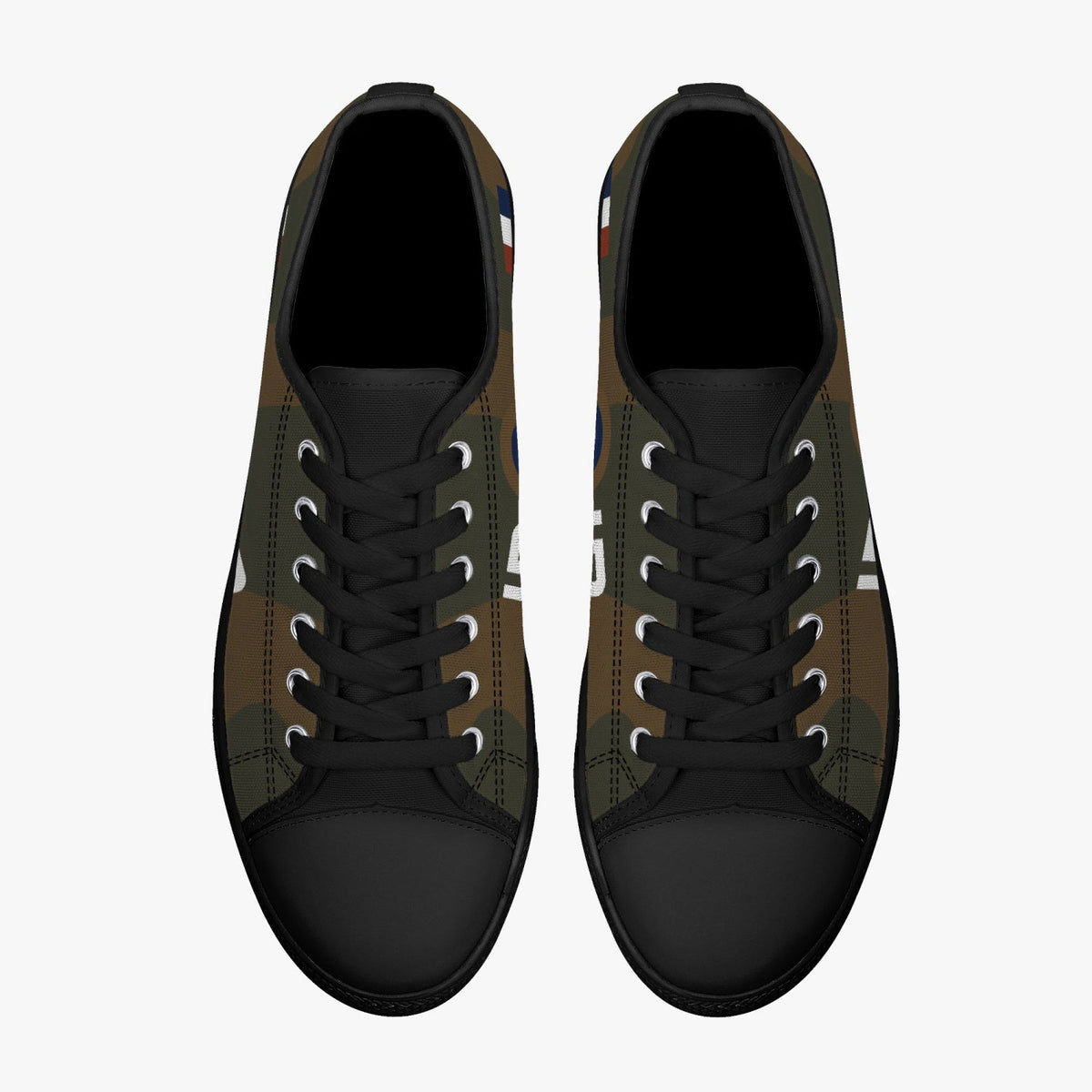 P-40 "ID" of Keith "Bluey" Truscott Low Top Canvas Shoes - I Love a Hangar