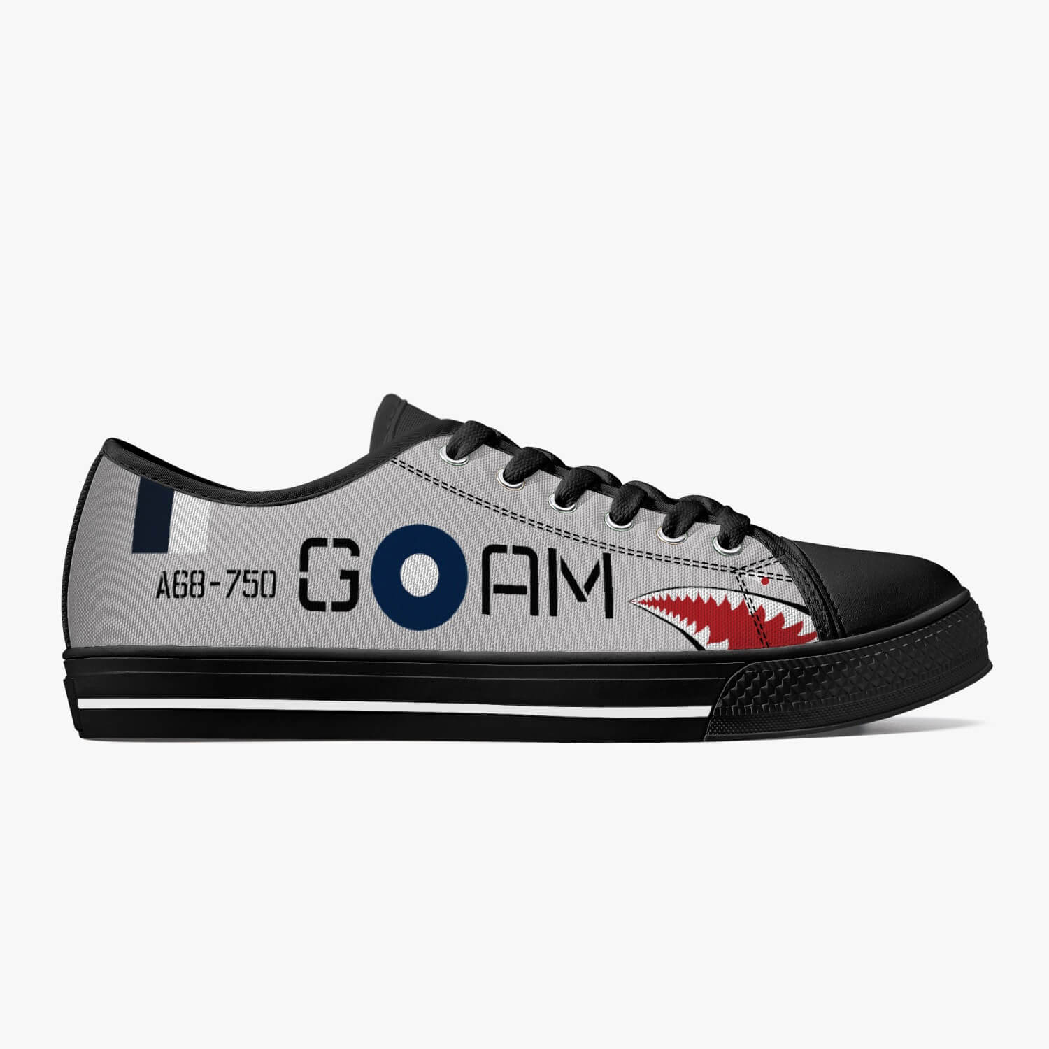 P-51 "AM-G" Low Top Canvas Shoes - I Love a Hangar