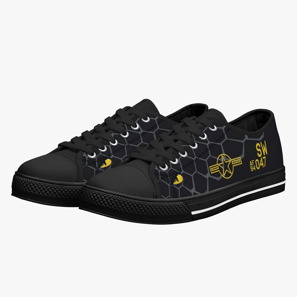 F-16 "Venom" Low Top Canvas Shoes - I Love a Hangar