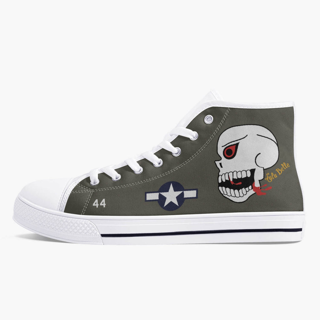 P-40 "Lulu Belle" High Top Canvas Shoes - I Love a Hangar