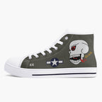 P-40 "Lulu Belle" High Top Canvas Shoes - I Love a Hangar