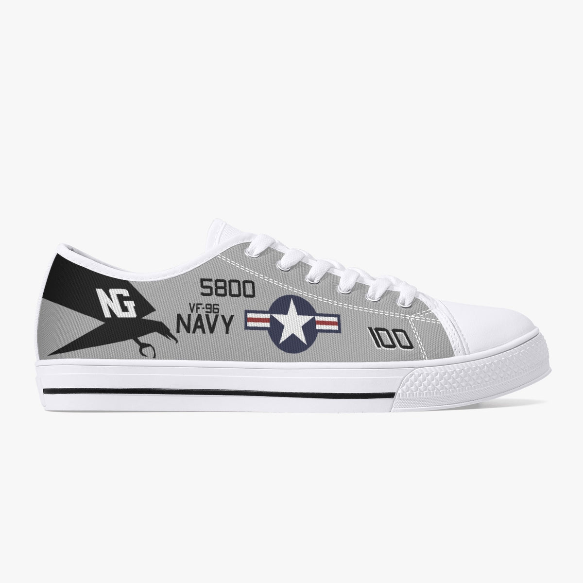 F-4 Phantom "Showtime 100" Low Top Canvas Shoes - I Love a Hangar