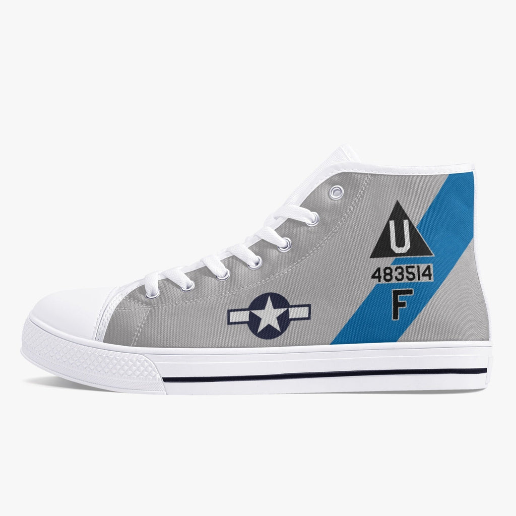 B-17 "Sentimental Journey" High Top Canvas Shoes - I Love a Hangar