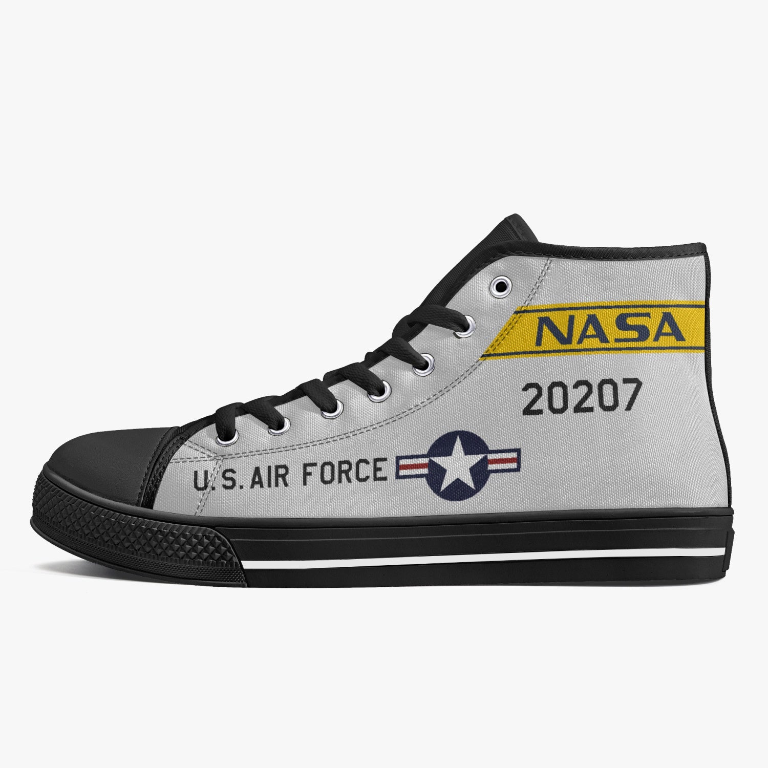 XB-70 "Valkyrie" High Top Canvas Shoes - I Love a Hangar