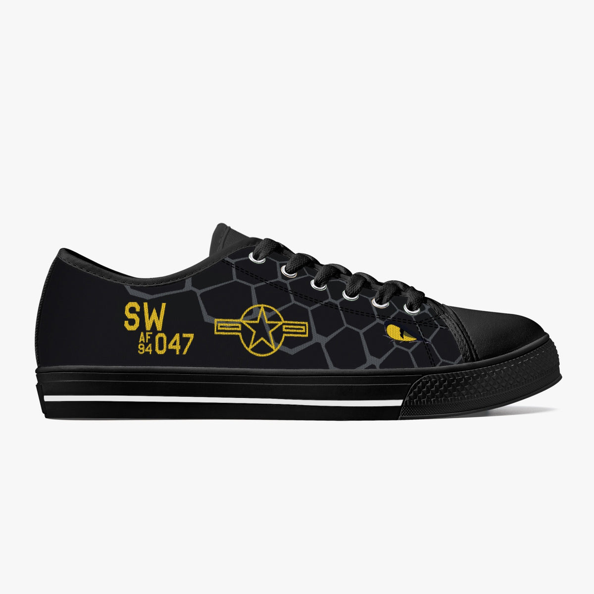 F-16 "Venom" Low Top Canvas Shoes - I Love a Hangar