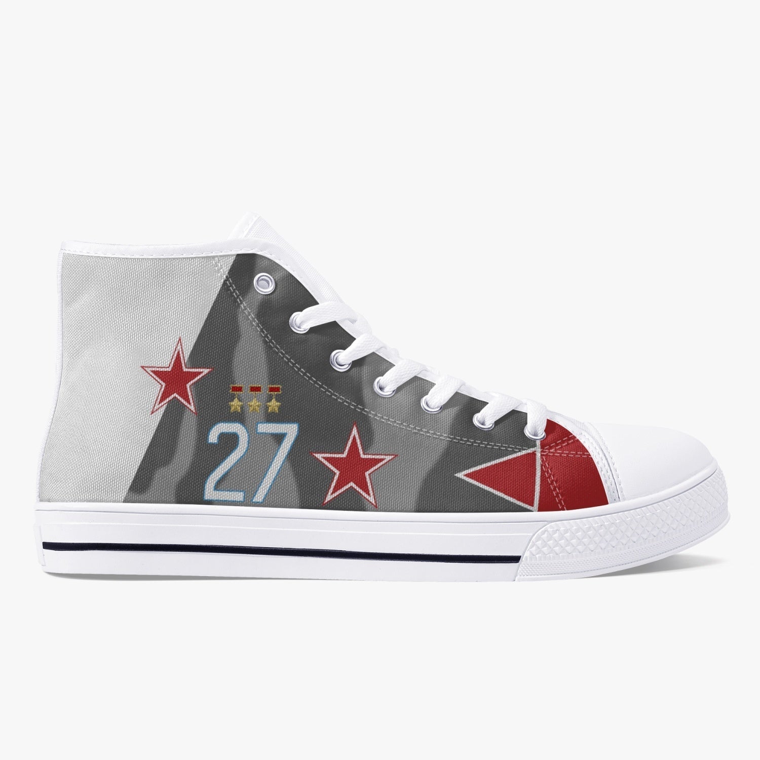 La-7 "White 27" High Top Canvas Shoe - I Love a Hangar