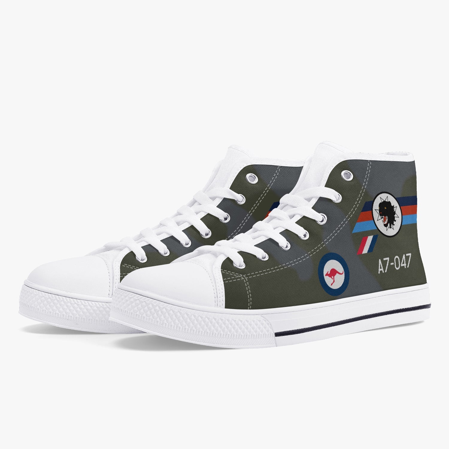 Macchi  "A7-047" High Top Canvas Shoes (Camo) - I Love a Hangar