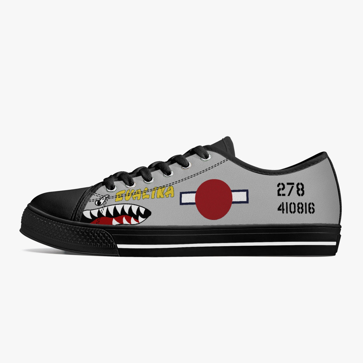 P-51 "Evalina" Low Top Canvas Shoes - I Love a Hangar