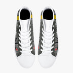 Bf-109 "Black 13" of Gunther Rall High Top Canvas Shoes - I Love a Hangar