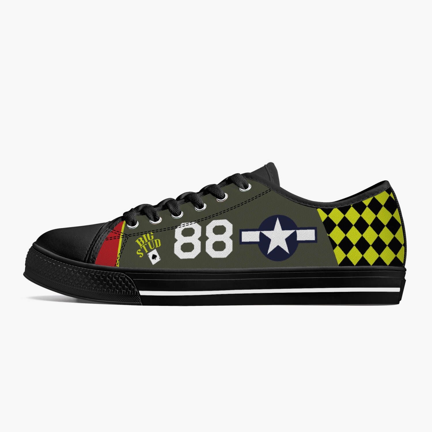 P-47 "Big Stud" Low Top Canvas Shoes - I Love a Hangar