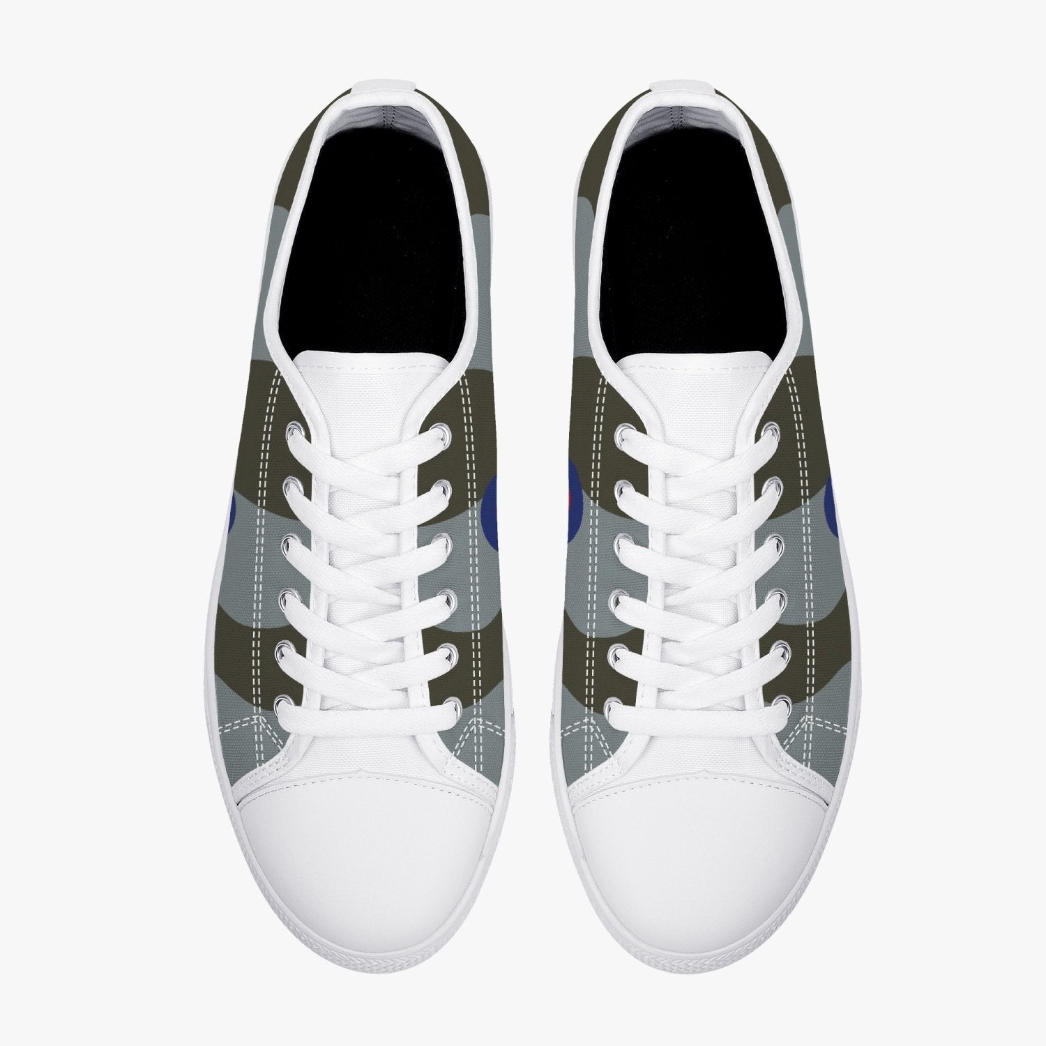 Avro Vulcan #607 Low Top Canvas Shoes - I Love a Hangar