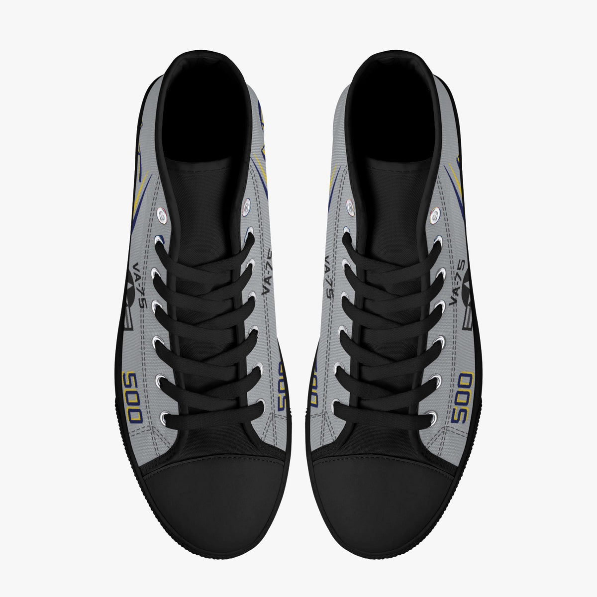VA-75 "Sunday Punchers" High Top Canvas Shoes - I Love a Hangar