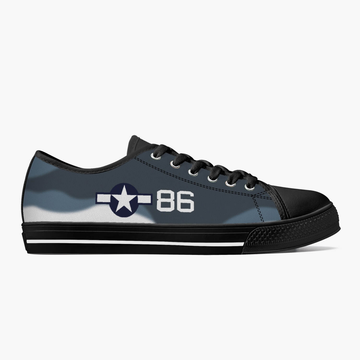 F4U Corsair "Lucybelle" Low Top Canvas Shoes - I Love a Hangar