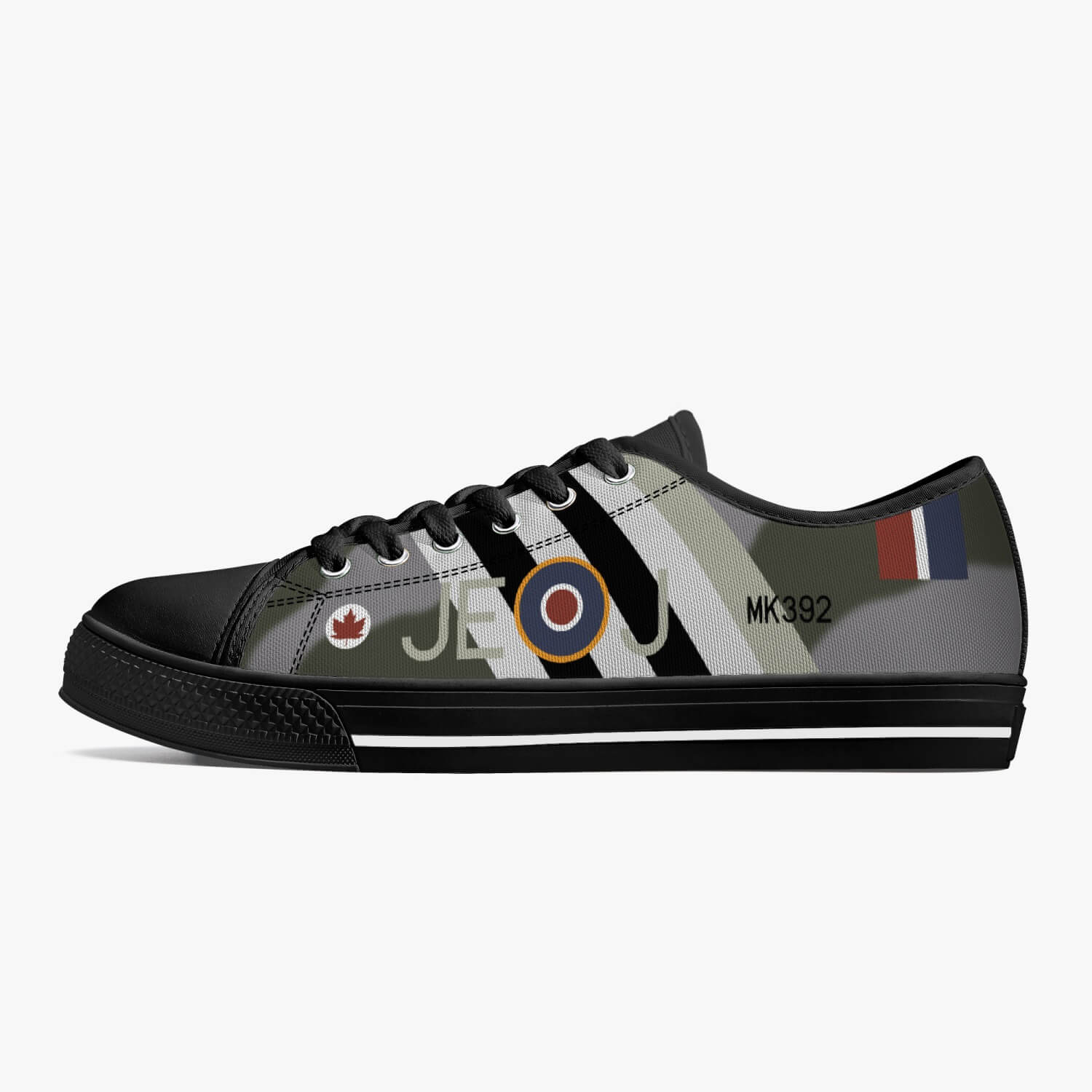 Spitfire "JE-J" (MK392) Low Top Canvas Shoes - I Love a Hangar