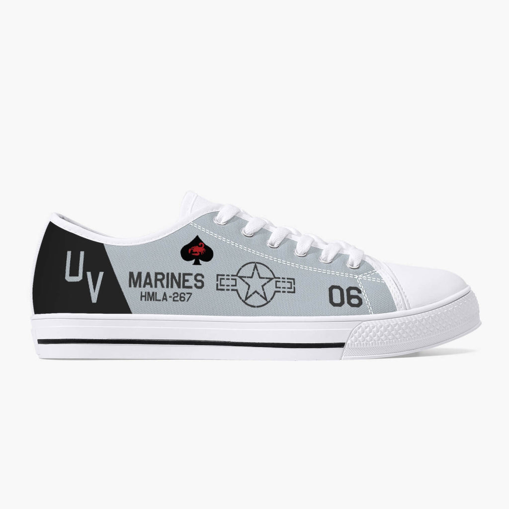 HMLA-267 "Stingers" Low Top Canvas Shoes - I Love a Hangar