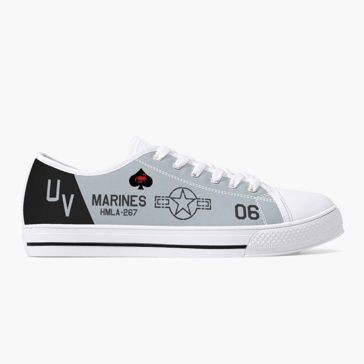 HMLA-267 "Stingers" Low Top Canvas Shoes - I Love a Hangar