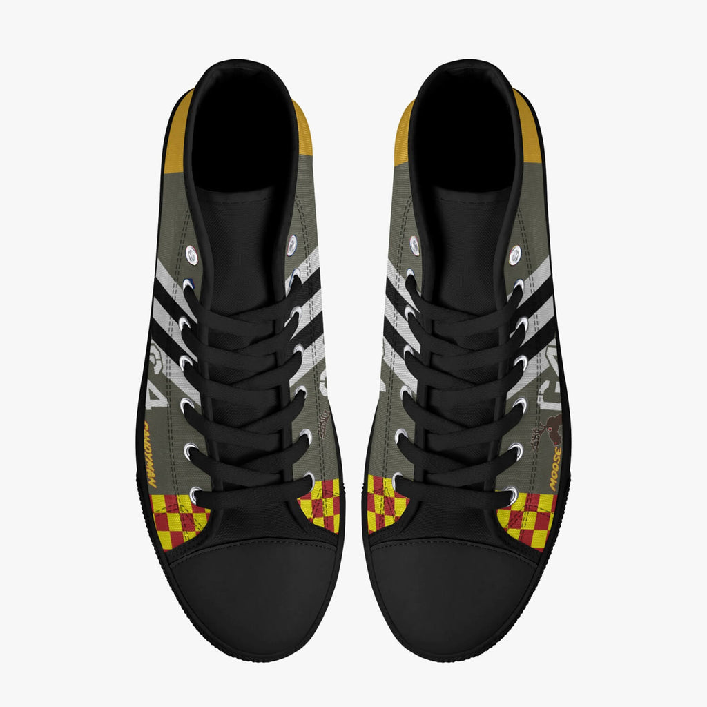 P-51 "Moose/Candyman" High Top Canvas Shoes - I Love a Hangar