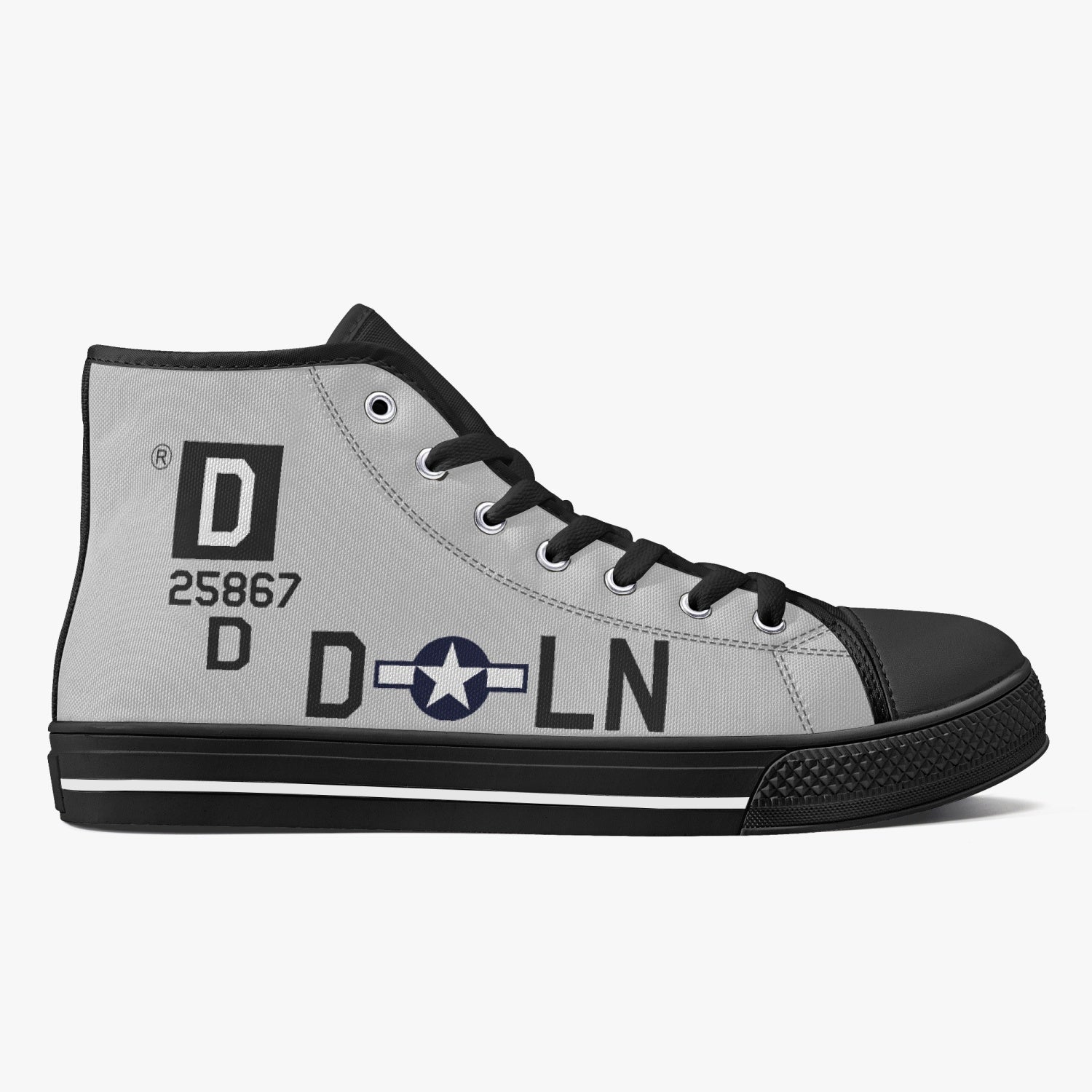 B-17 "LN-D" (25867)  High Top Canvas Shoes