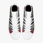 P-47 "HV-A" of Francis "Gabby" Gabreski High Top Canvas Shoes - I Love a Hangar