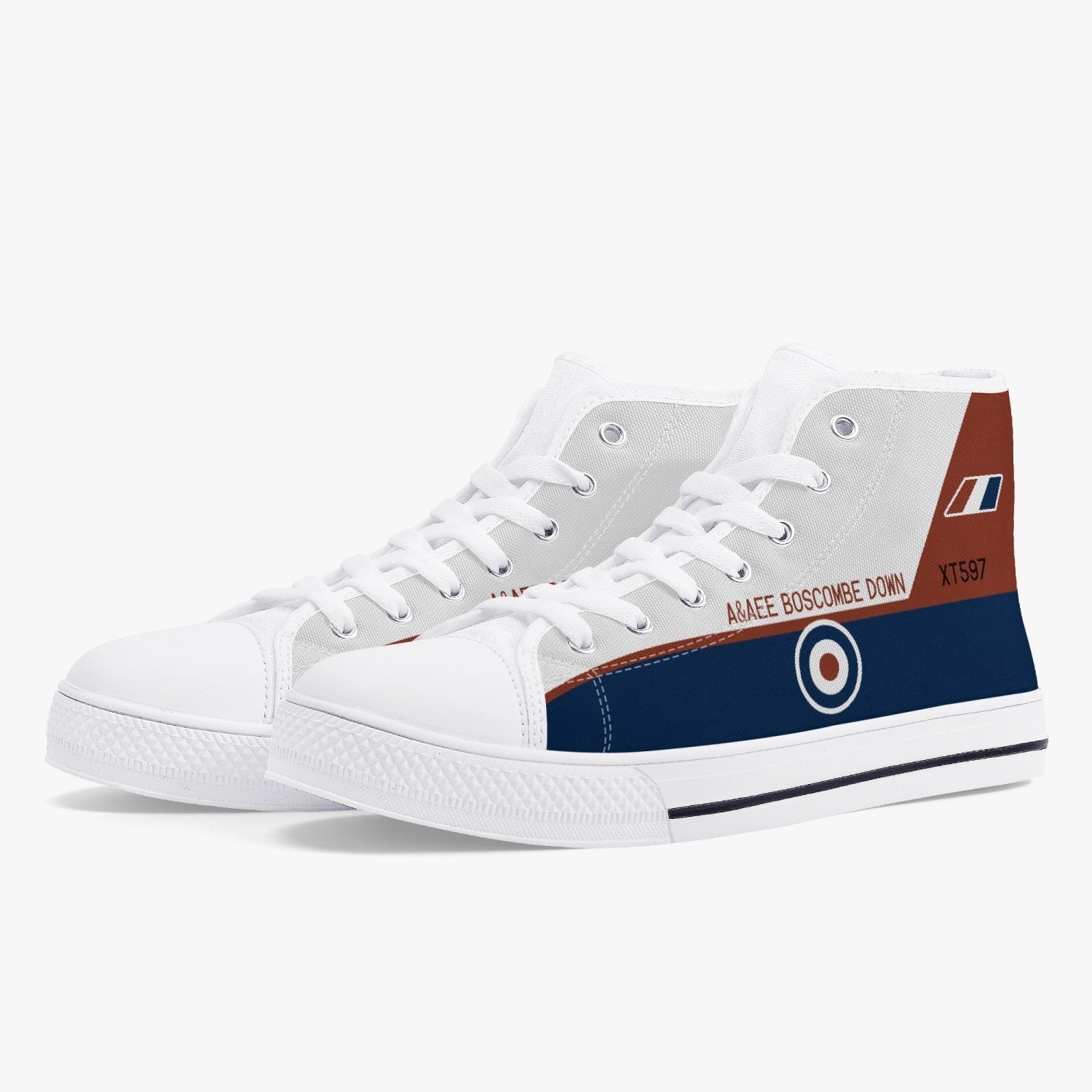 F-4 Phantom XT597 High Top Canvas Shoes - I Love a Hangar