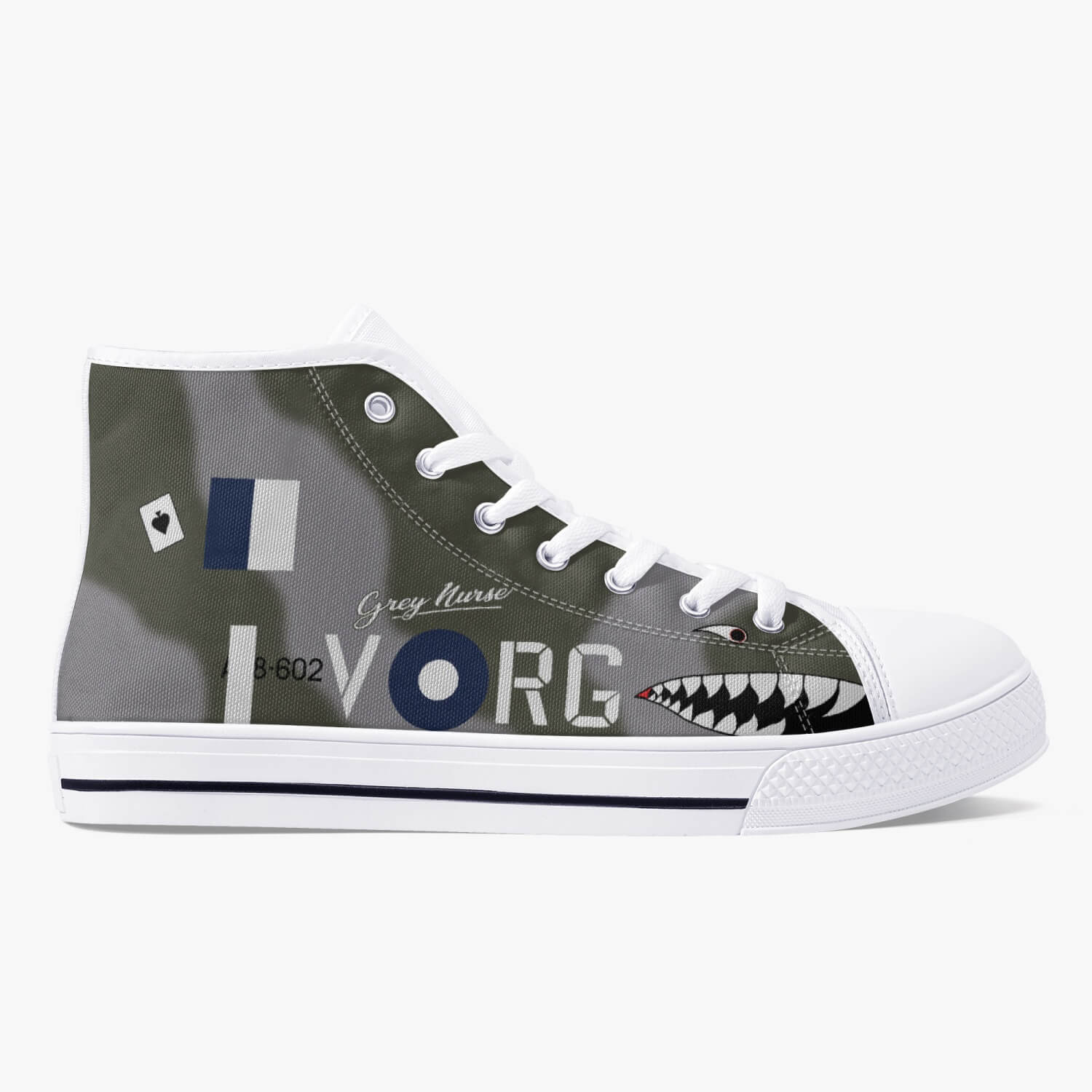 Spitfire "RG-V" High Top Canvas Shoes - I Love a Hangar