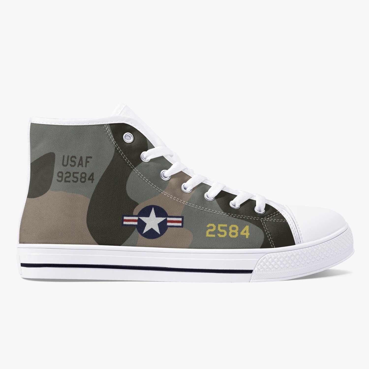 B-52 "Midnight Express" High Top Canvas Shoes - I Love a Hangar