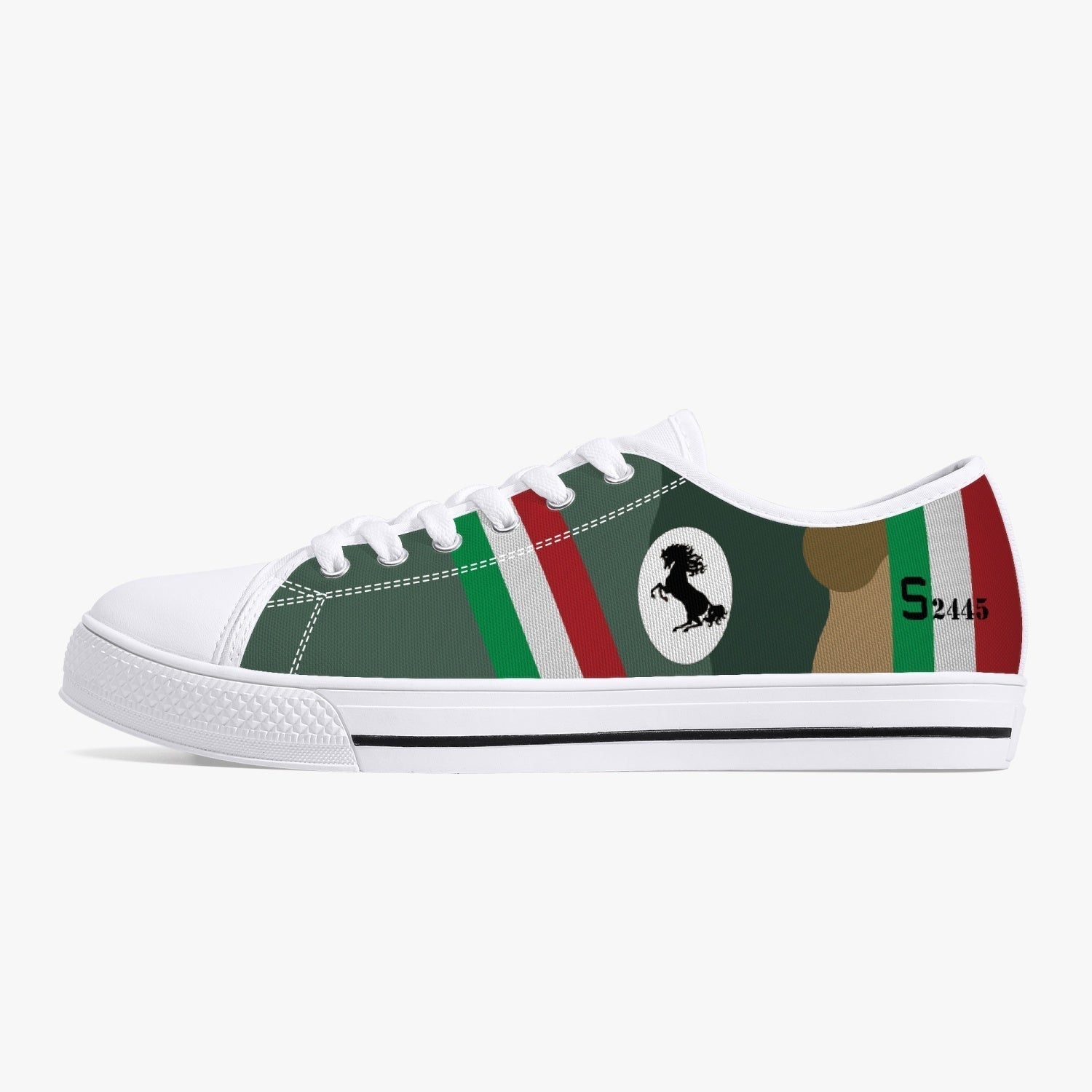 Spad XIII of Francesco Baracca Low Top Canvas Shoes - I Love a Hangar