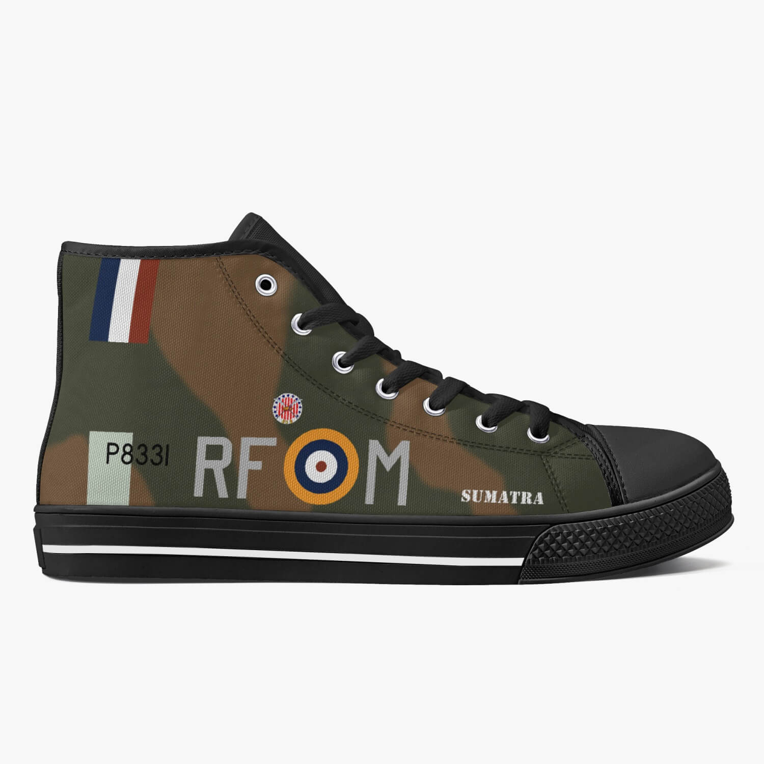 Spitfire "RF-M" High Top Canvas Shoes - I Love a Hangar