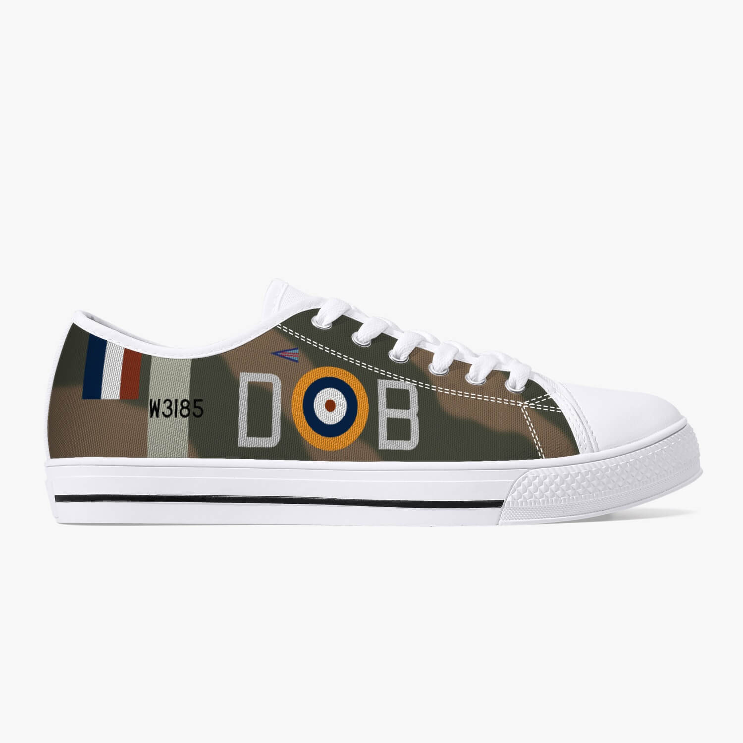 Spitfire "D-B" Low Top Canvas Shoes - I Love a Hangar