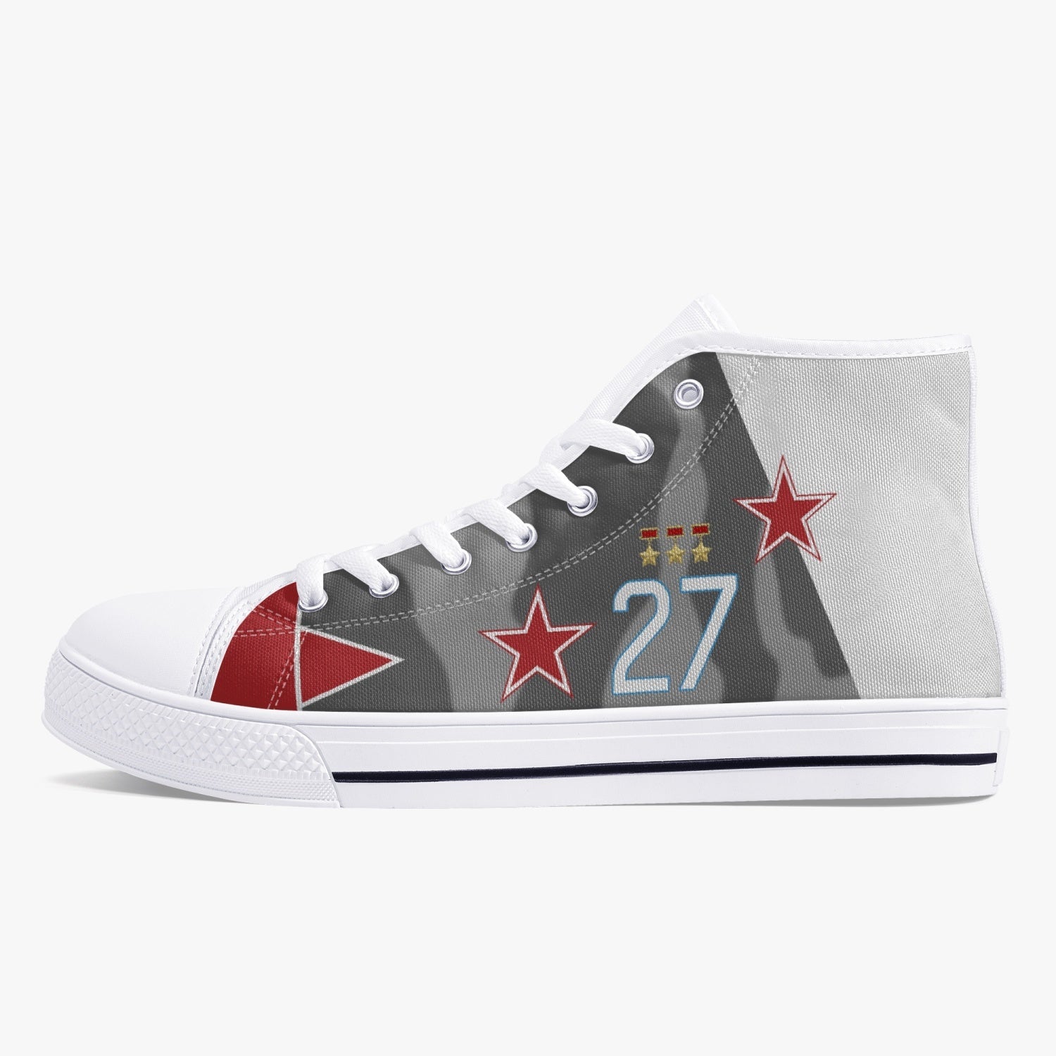 La-7 "White 27" High Top Canvas Shoe - I Love a Hangar