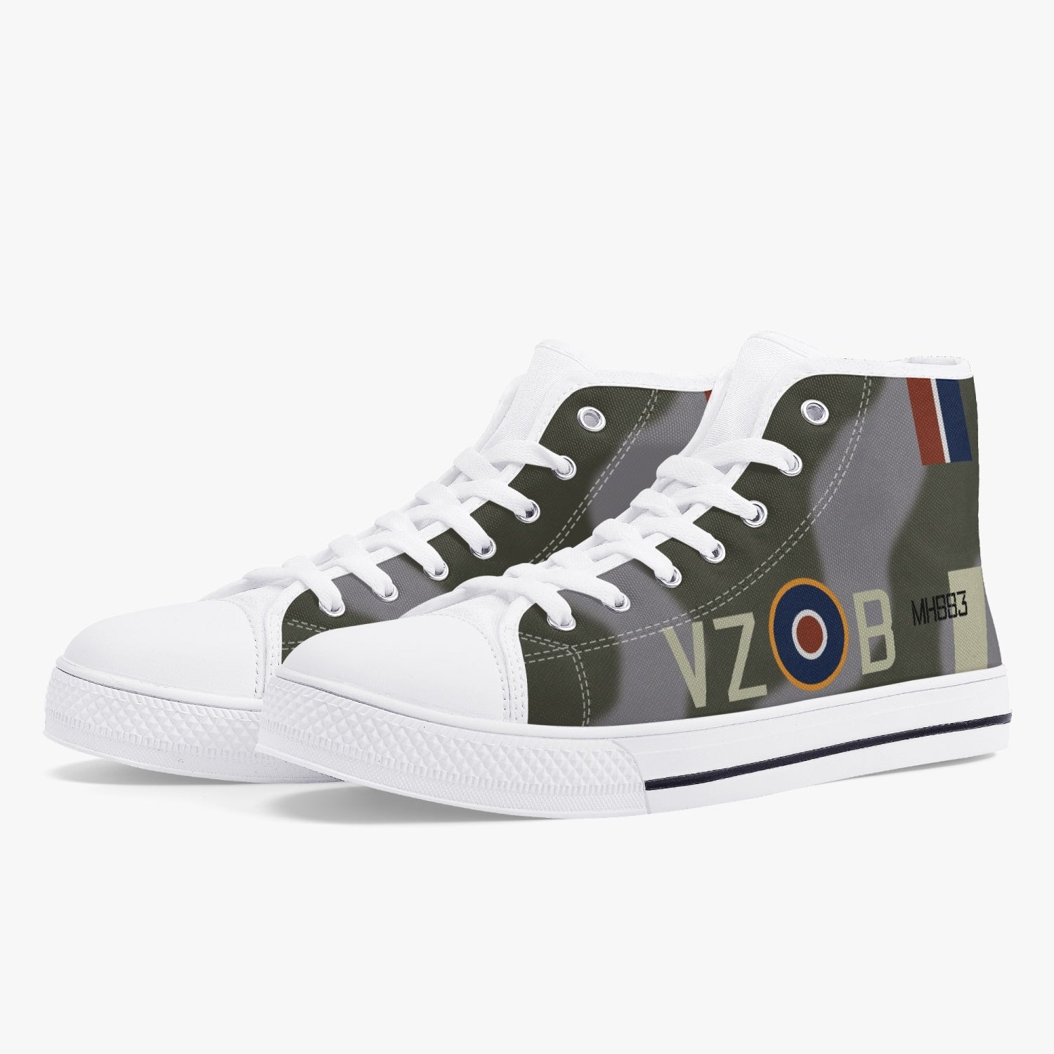 Spitfire "VZ-B" High Top Canvas Shoes - I Love a Hangar