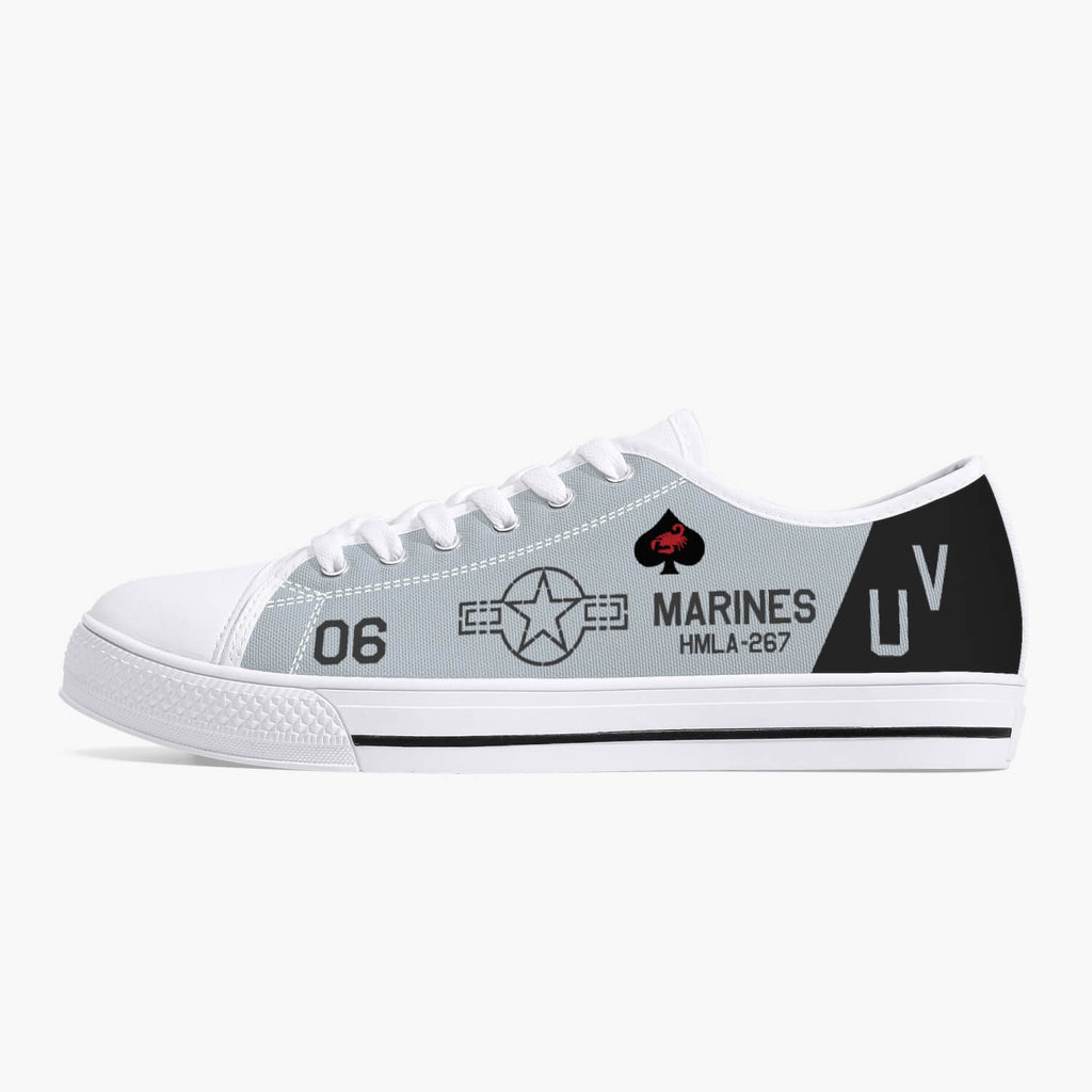 HMLA-267 "Stingers" Low Top Canvas Shoes - I Love a Hangar