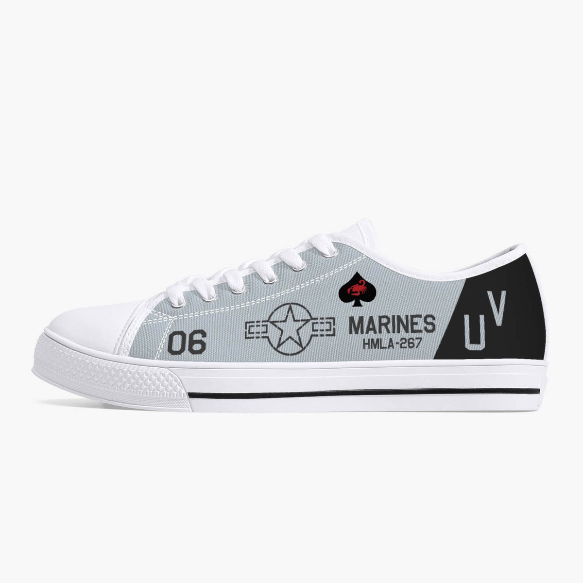 HMLA-267 "Stingers" Low Top Canvas Shoes - I Love a Hangar