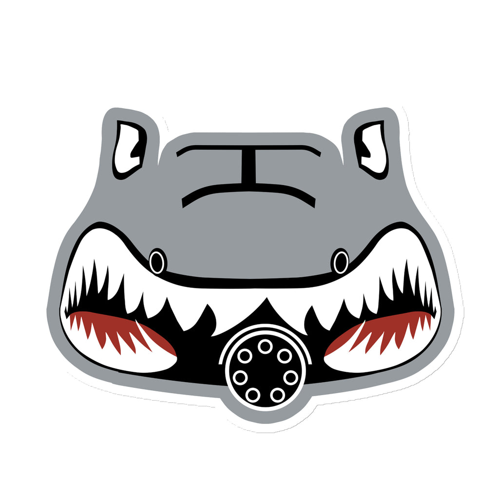 A-10 "Flying Tigers" Die Cut Magnet - I Love a Hangar