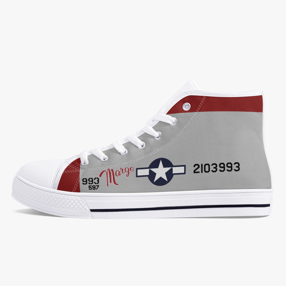 P-38 "Marge" High Top Canvas Shoes - I Love a Hangar