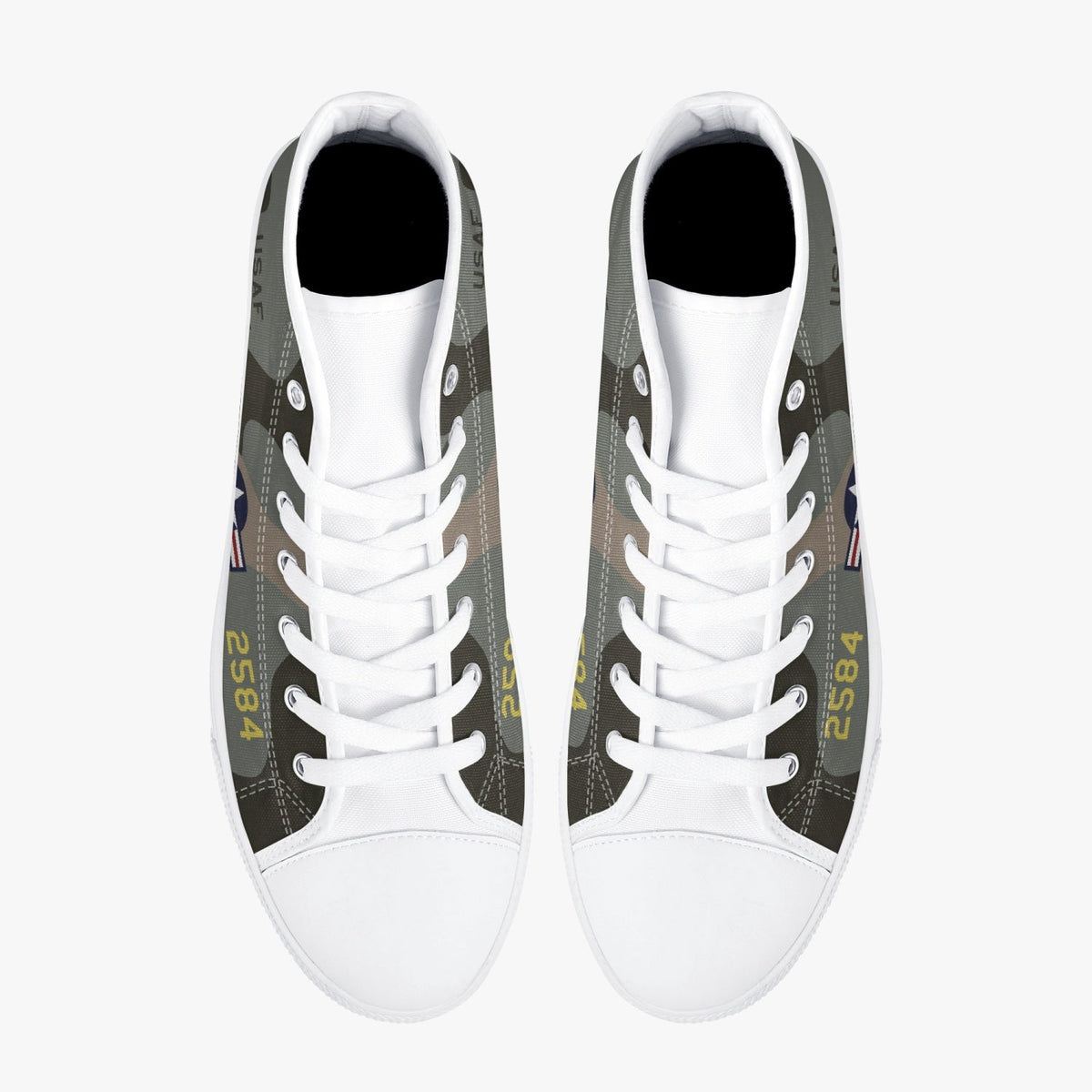 B-52 "Midnight Express" High Top Canvas Shoes - I Love a Hangar