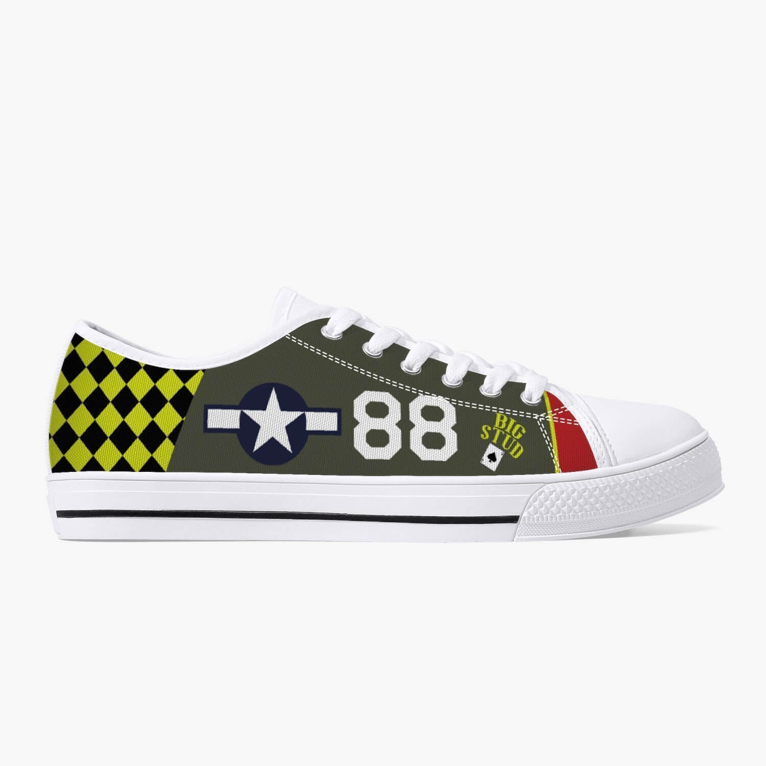 P-47 "Big Stud" Low Top Canvas Shoes - I Love a Hangar