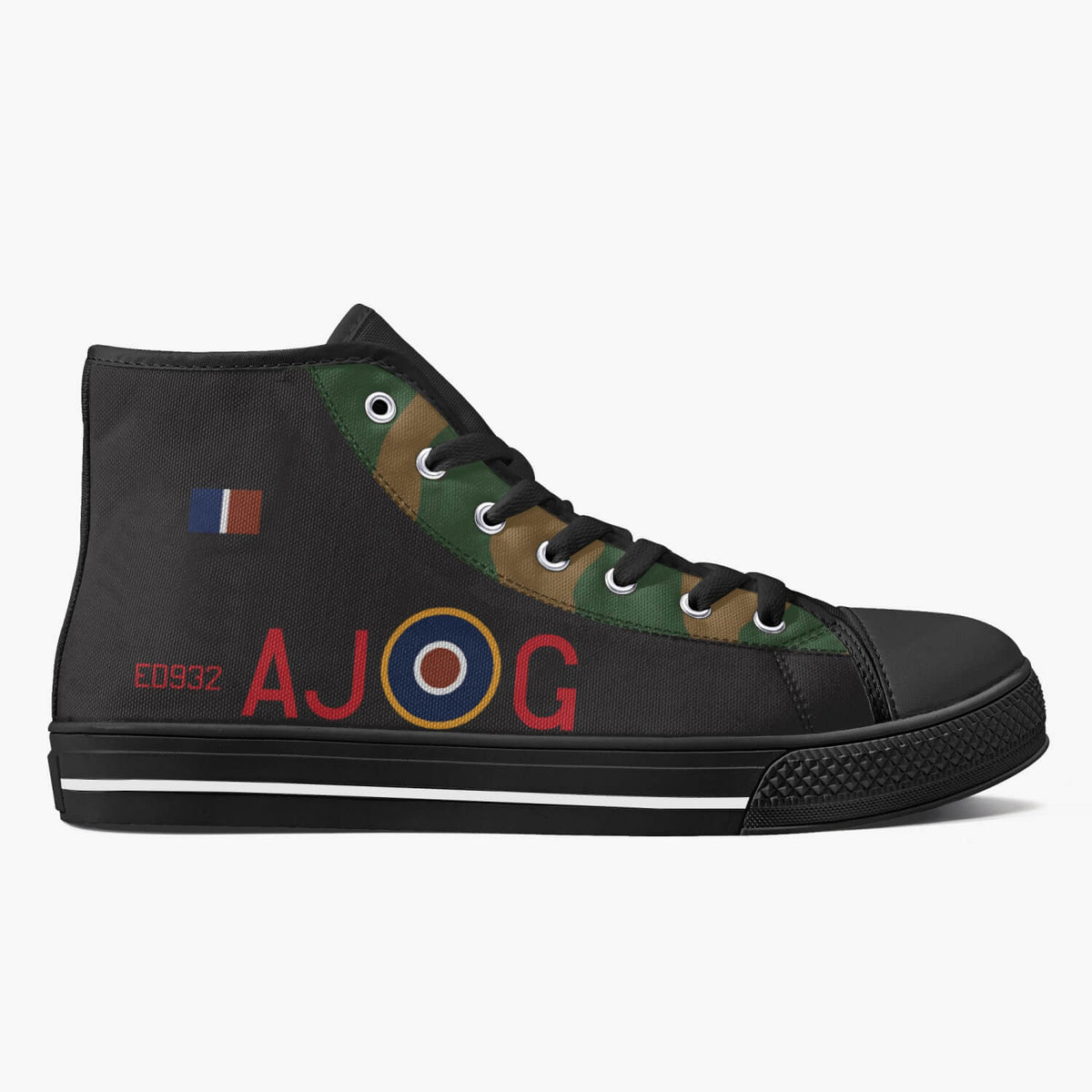 Lancaster "AJ-G" High Top Canvas Shoes - I Love a Hangar