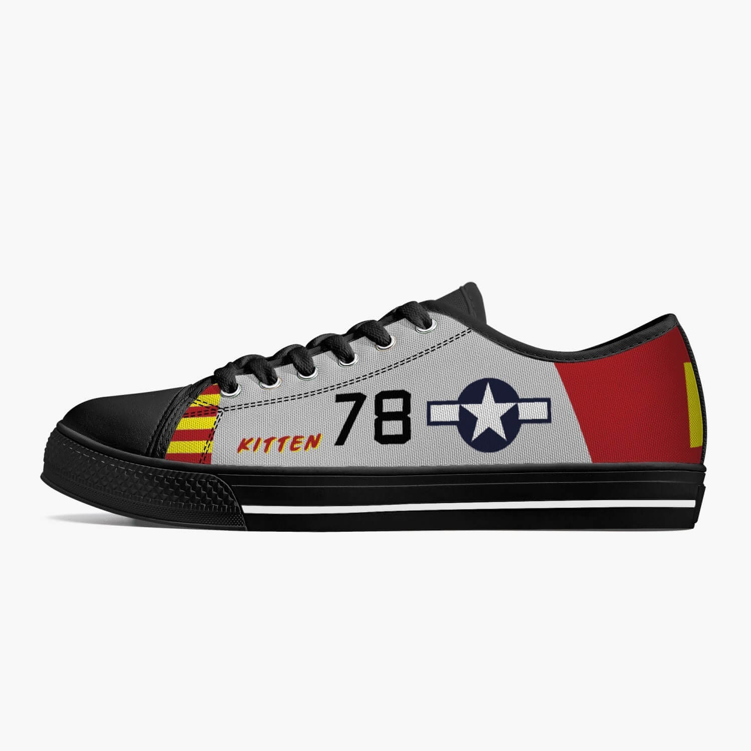 P-51 "Kitten" Low Top Canvas Shoes - I Love a Hangar