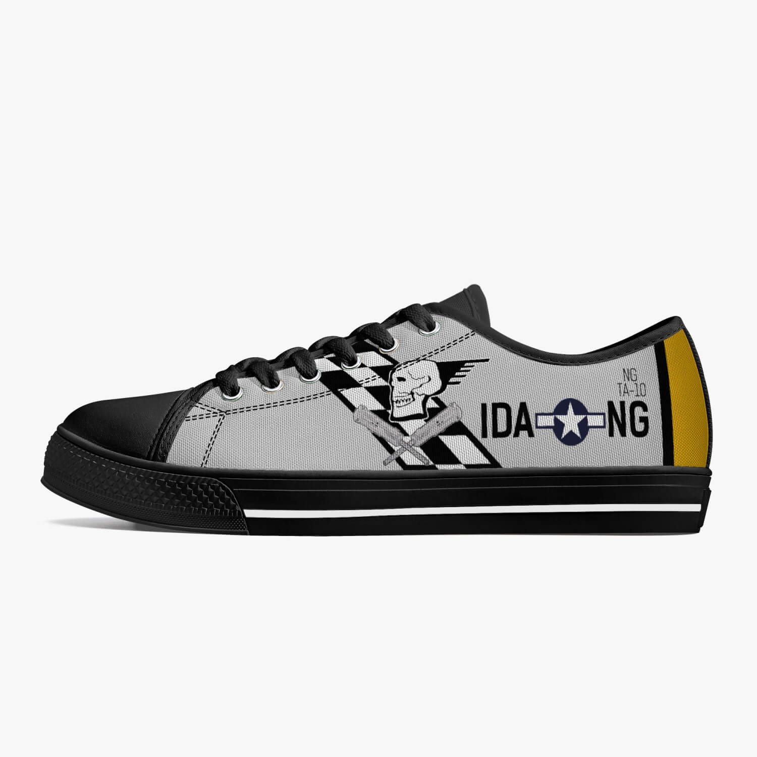 T-6 Texan "Hog Wild Gunner" Low Top Canvas Shoes - I Love a Hangar