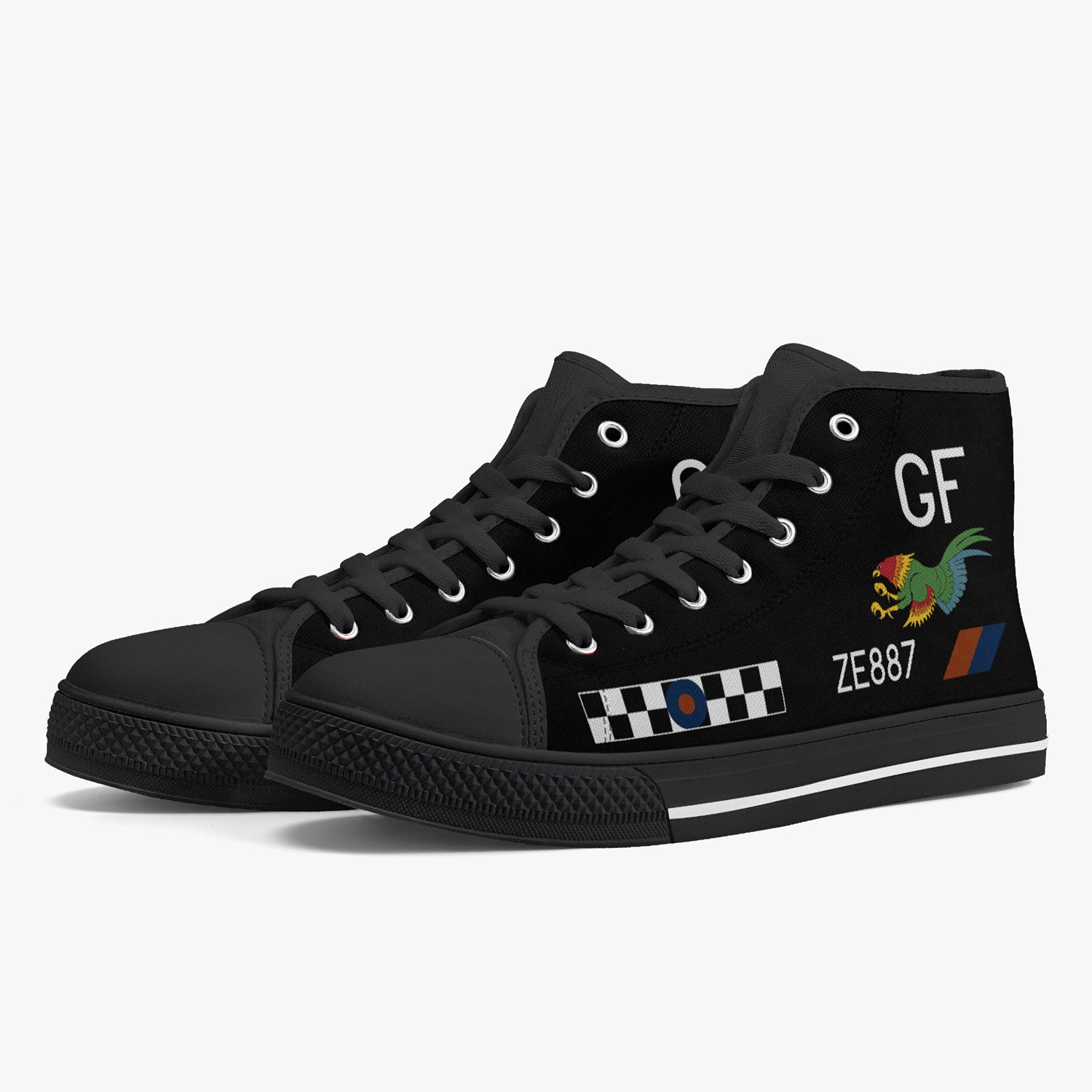 Tornado F.3 (ZE887) High Top Canvas Shoes