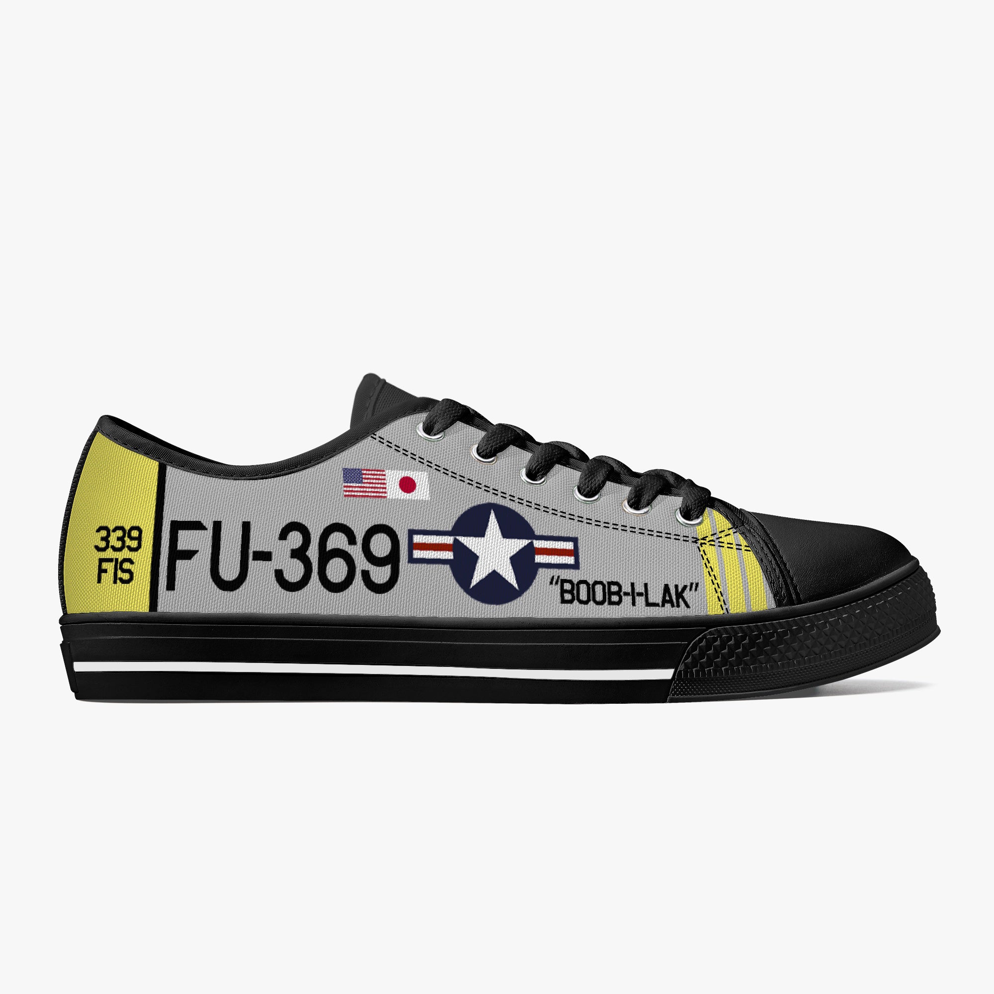 F-86 Sabre 339th FIS Low Top Canvas Shoes