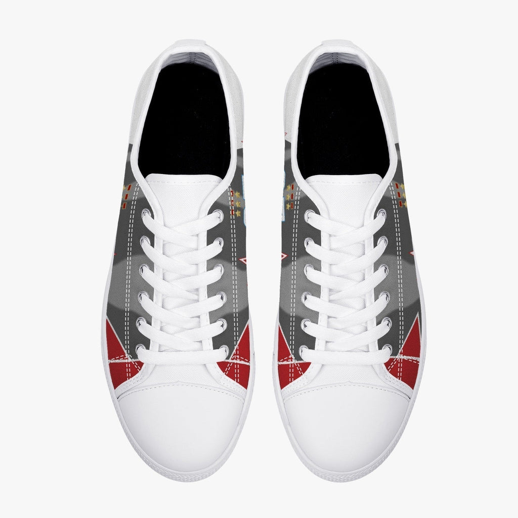 La-7 "White 27" Low Top Canvas Shoes - I Love a Hangar