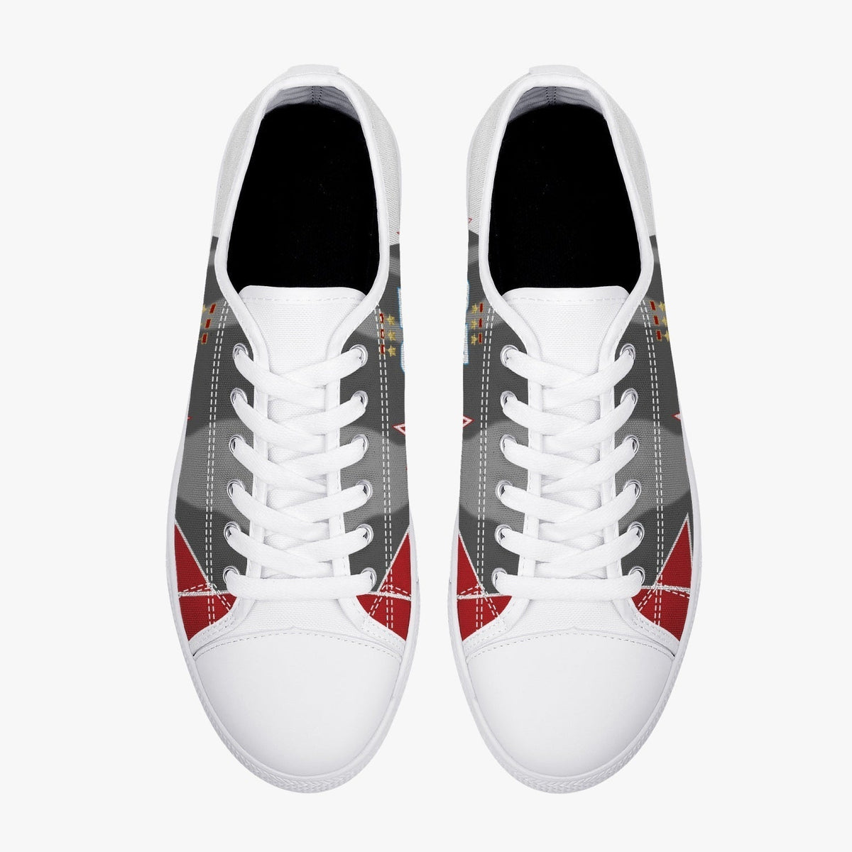 La-7 "White 27" Low Top Canvas Shoes - I Love a Hangar