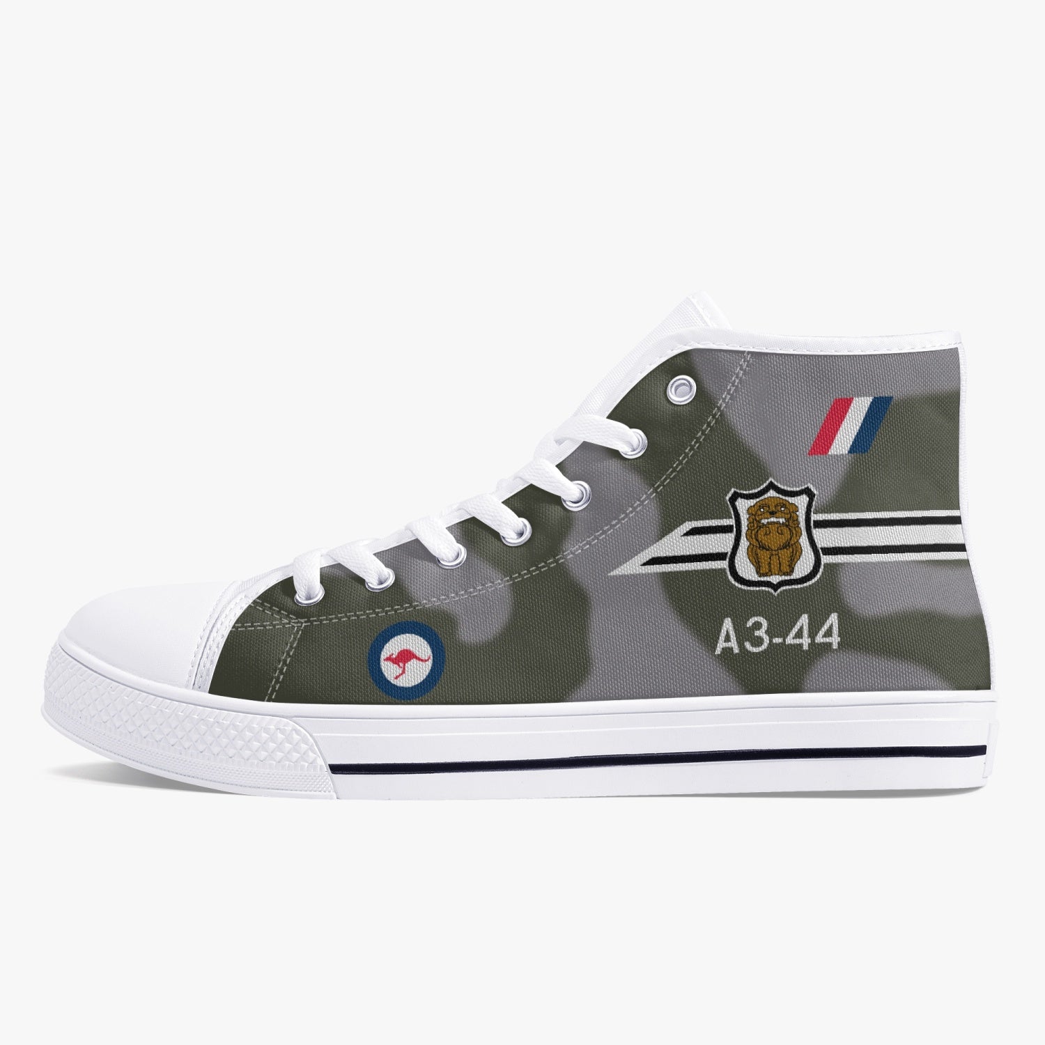 Mirage IIIO "A3-44" High Top Canvas Shoes - I Love a Hangar