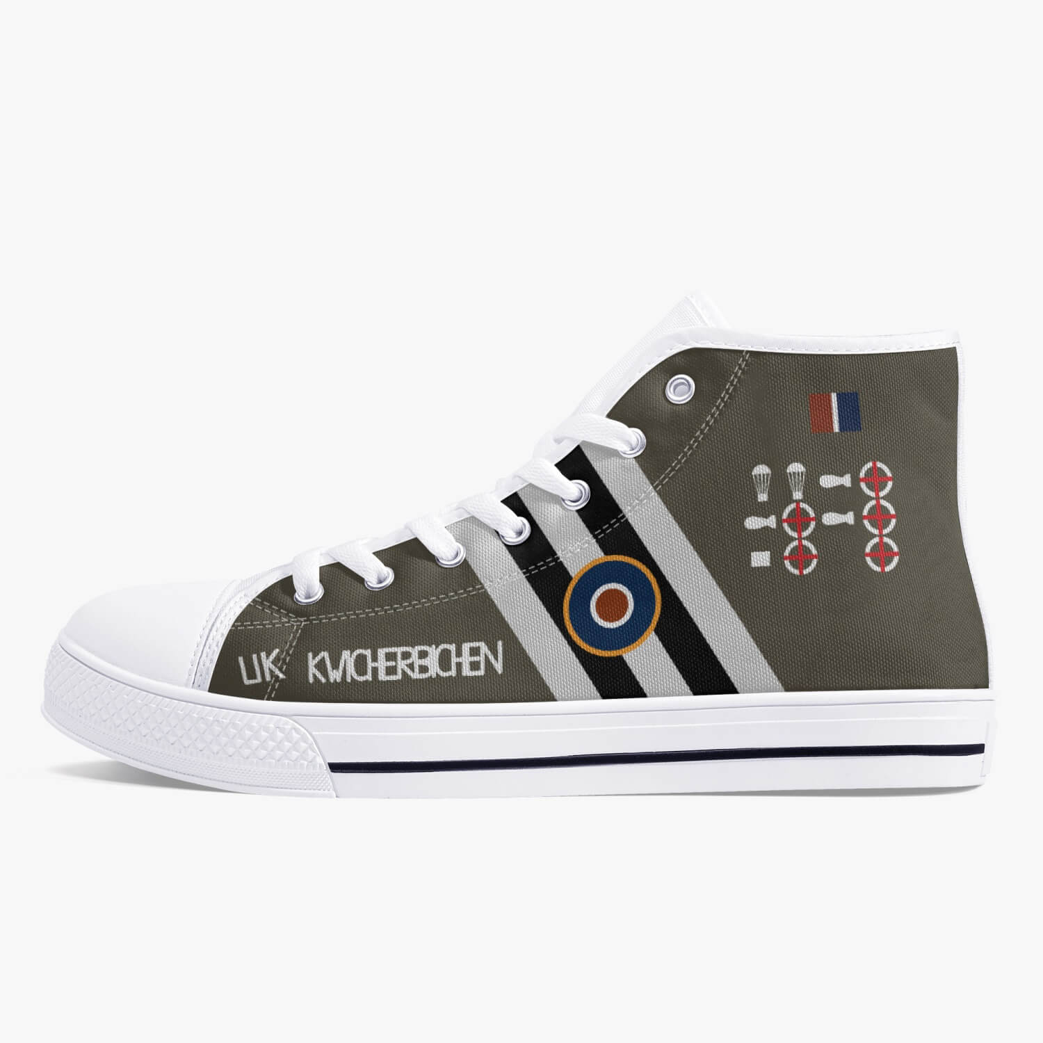 C-47 "Kwicherbichen" High Top Canvas Shoes - I Love a Hangar