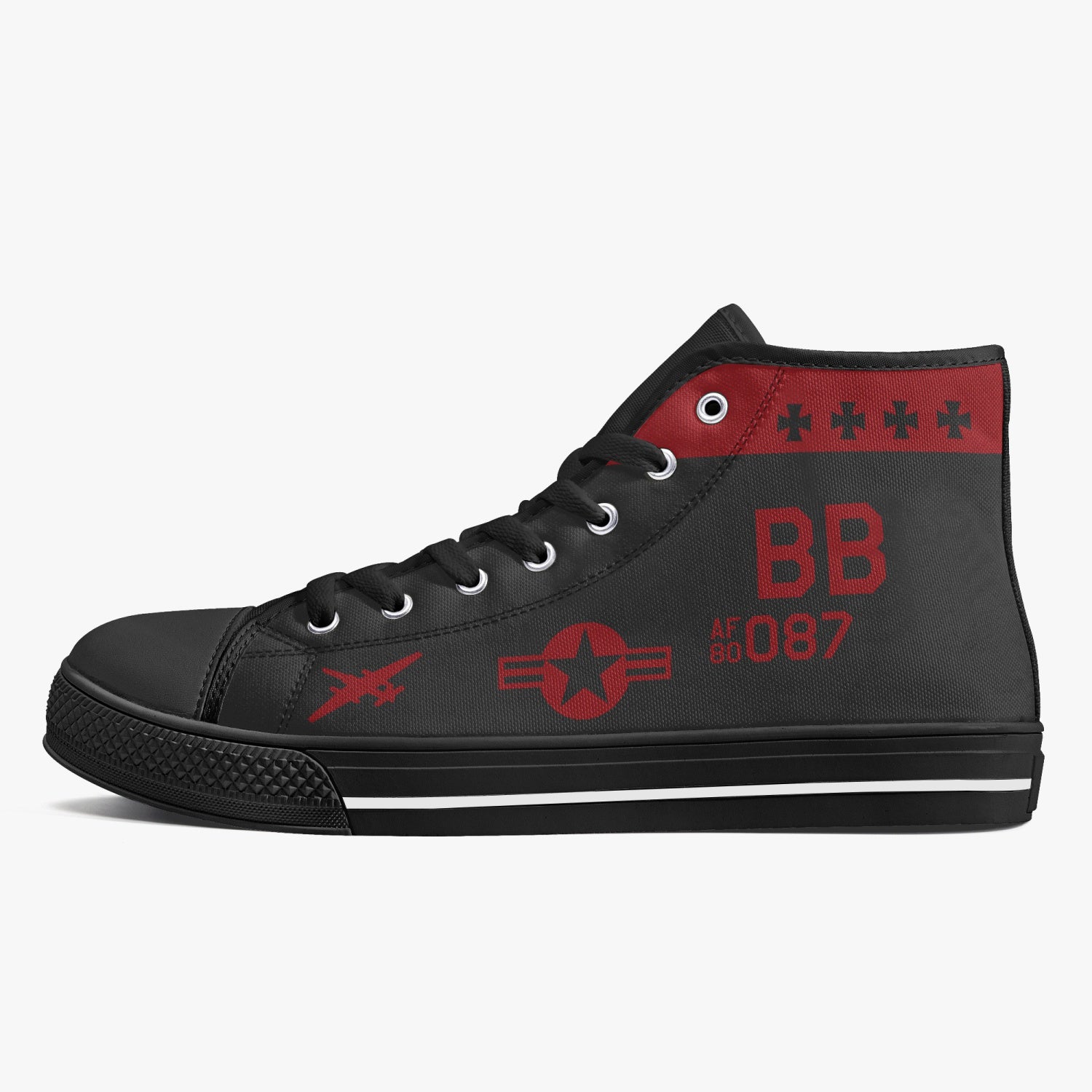 U-2 "Dragon Lady" High Top Canvas shoes - I Love a Hangar